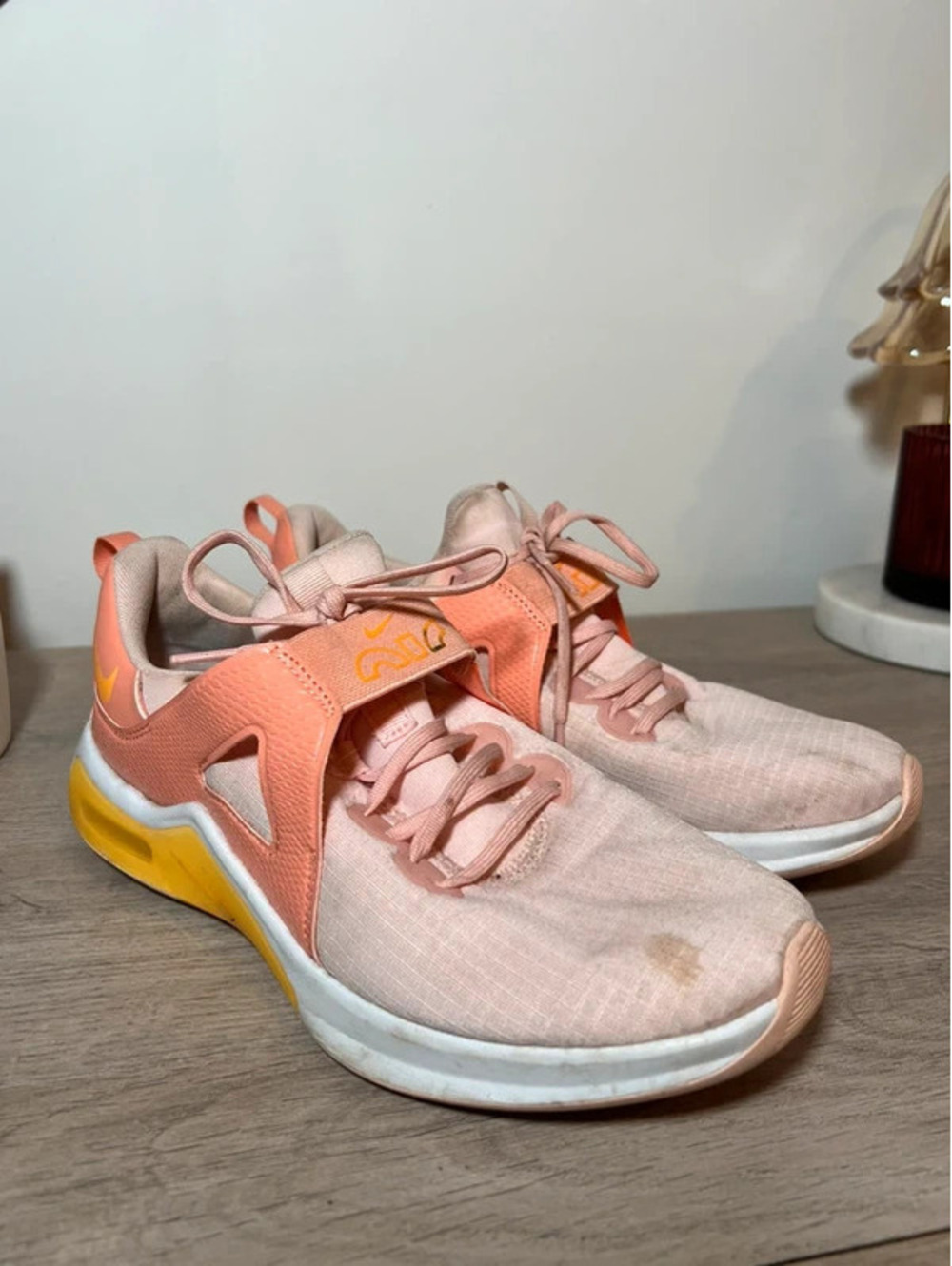 Pink Nike shoes